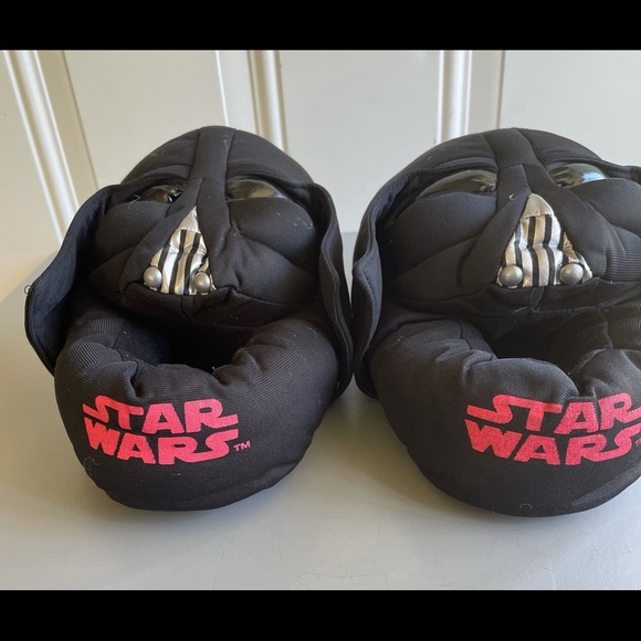 GUC Star Wars Darth Vader Kid Slippers sz 4 - Picture 3 of 3